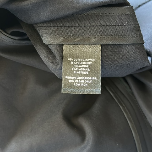 Lafayette 148 New York Carlina Dress Black Sleeveless Front Zip Sheath LBD Sz 6 - Picture 10 of 12